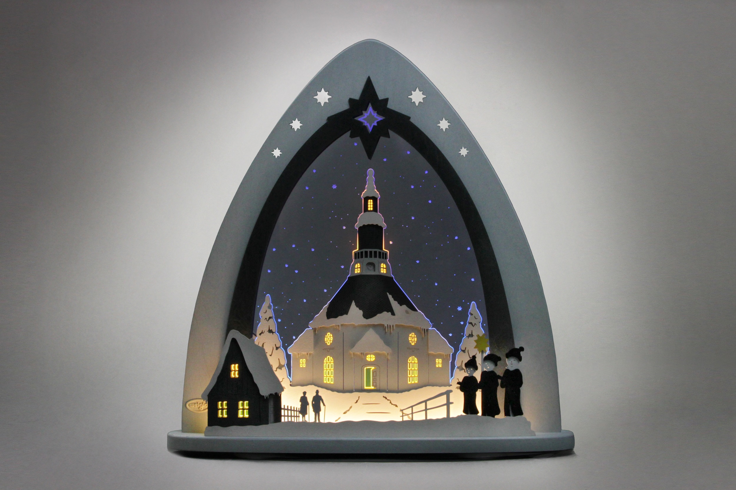 Lichterspitze LED Seiffener Kirche | Lichterspitzen | Schwibbögen | WEIGLA