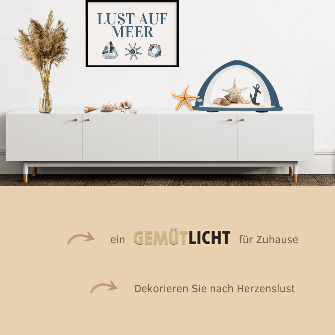 Deko-Beispiel LL BLAU ganzjährig