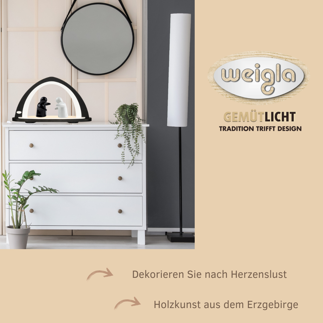 Deko-Beispiel LL Schwarz ganzjährig