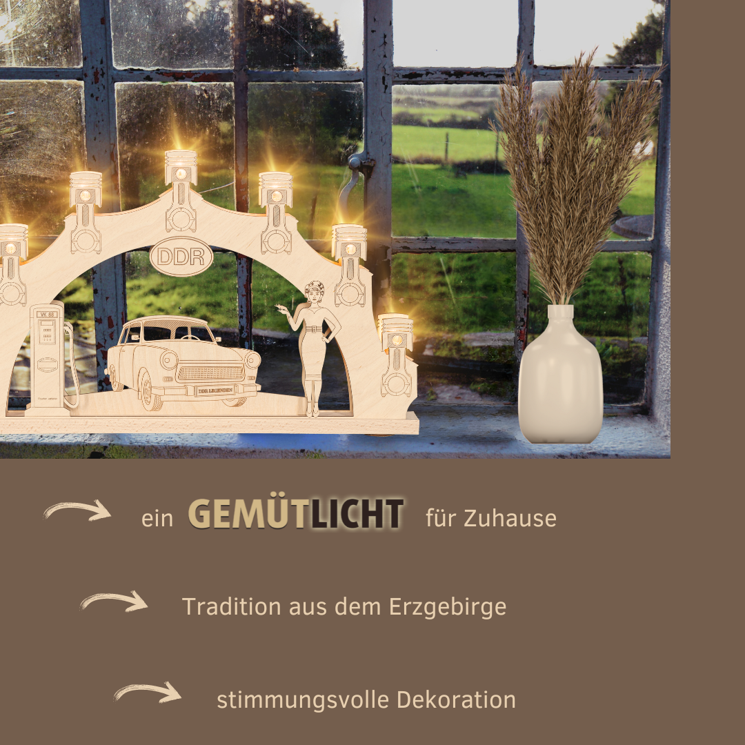 Dekobild Schwibbogen ganzjährig