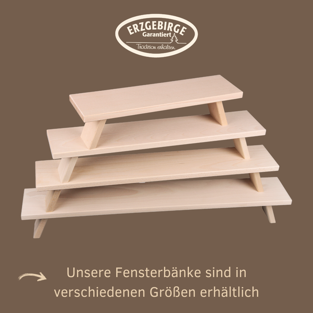 Fensterbänke versch. Größen Fensterbankgruppe in Natur