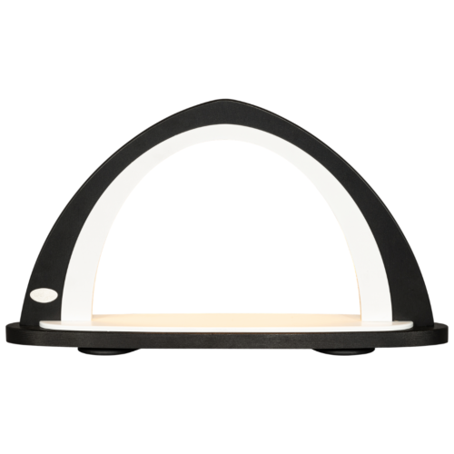 Leerbogen aus Holz zum selber best&uuml;cken in der Farbe schwarz wei&szlig;. aus dem Erzgebirge.