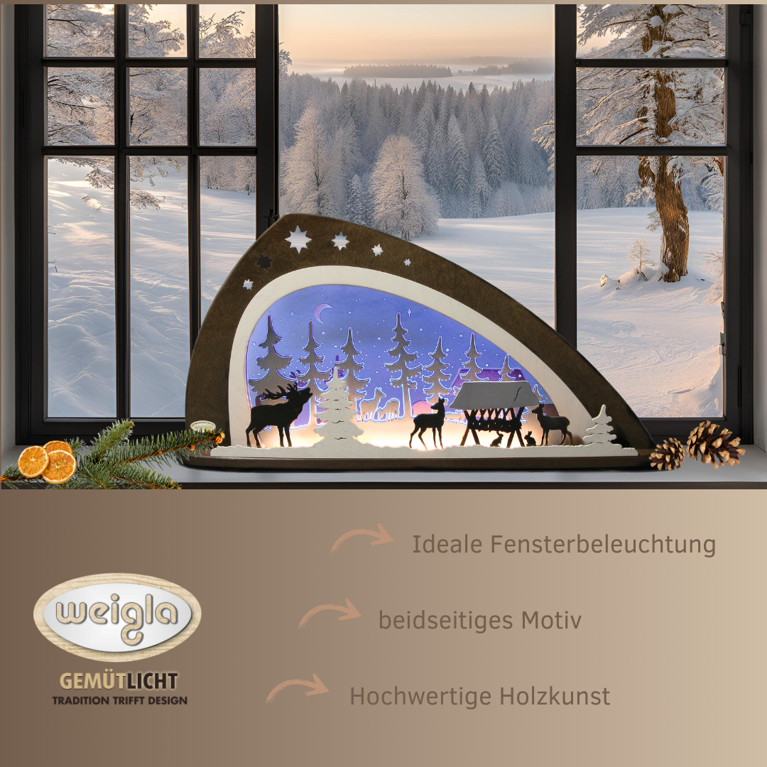 Stimmungsbild Weihnachtlich Fenster