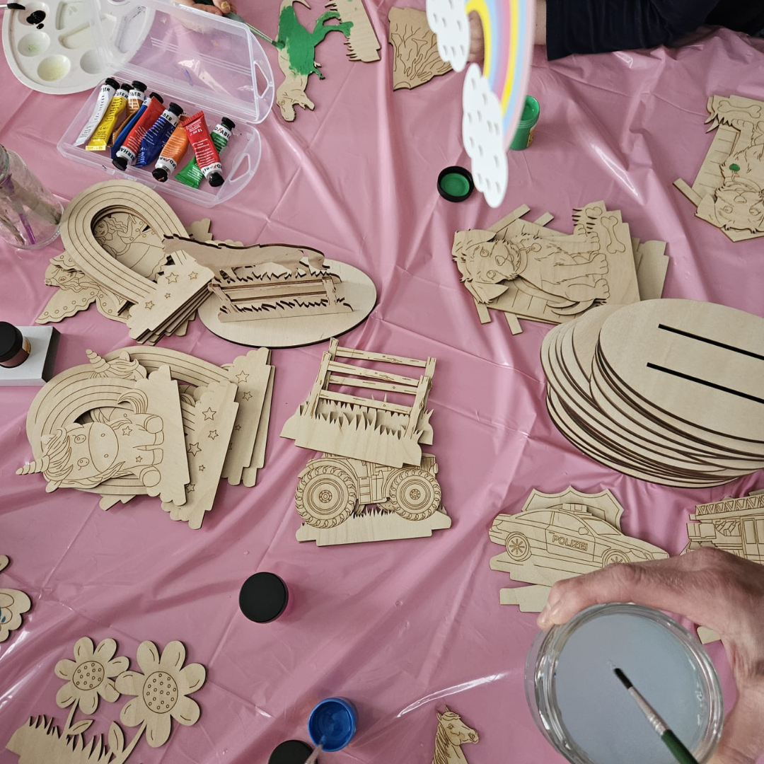 Baker Ross Bastelset Ägypten Aus Holz - 6 Stück Zum Bemalen & Zusammenstecken, Für Kinder