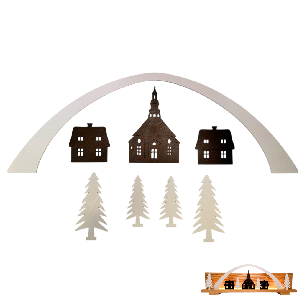 Figurensatz für Dekosockel Seiffen 8 tlg. Figurensatz Seiffen 8 teilig aus Holz für Dekosockel von weigla. Hergestellt im Erzgebirge.