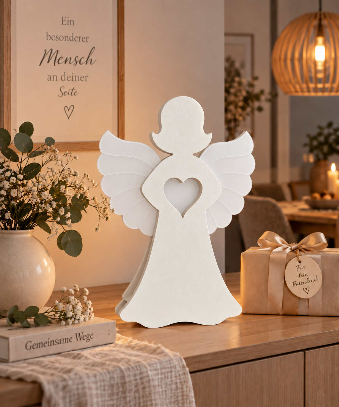 Herz Engel Pure White – Bild 5
