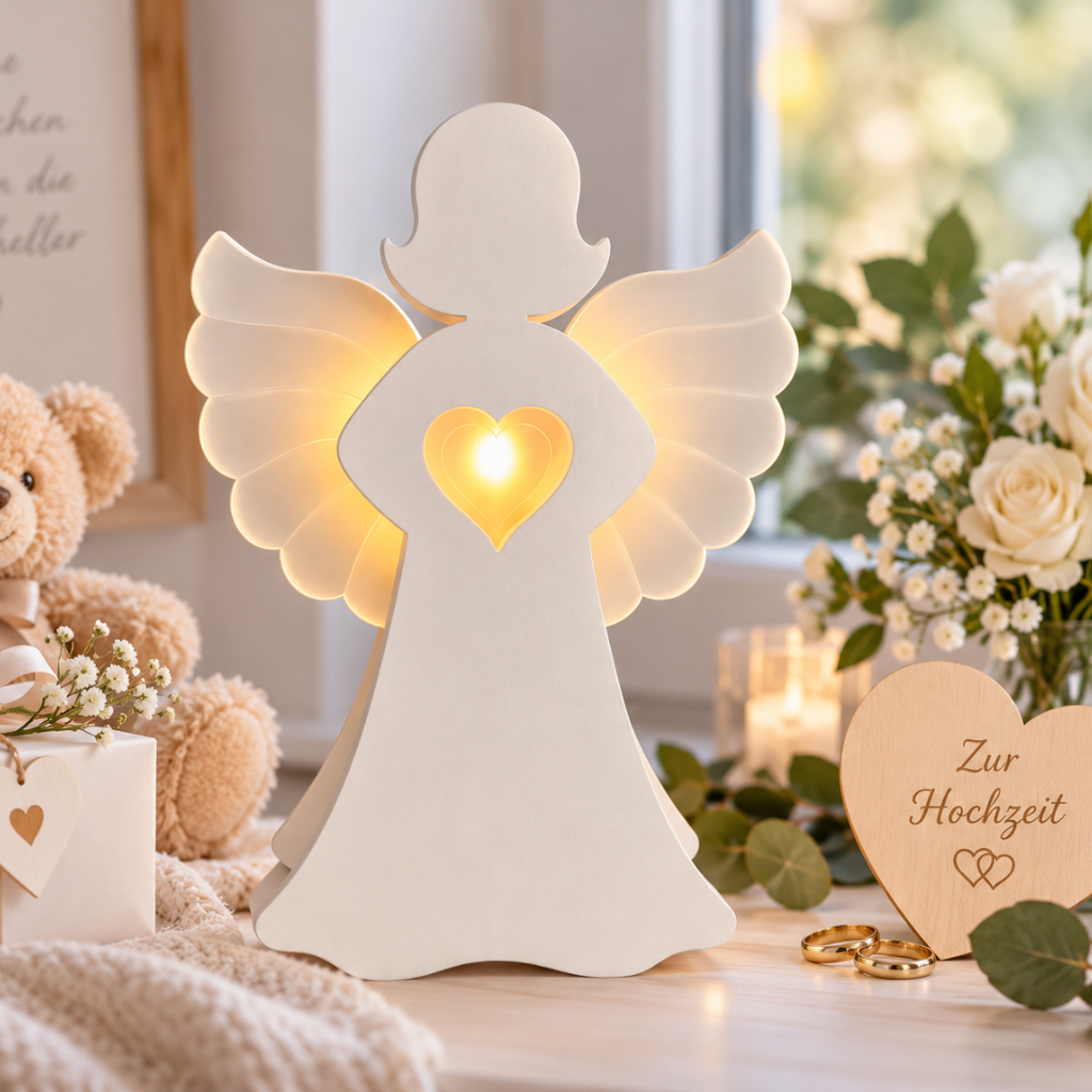 Herzlicht Engel Pure White LED – Bild 8