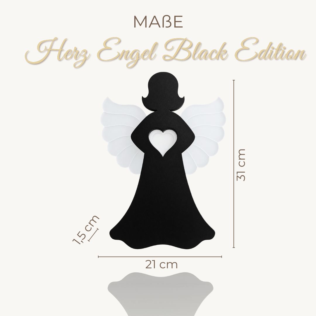 Herz Engel Black Edition – Bild 5
