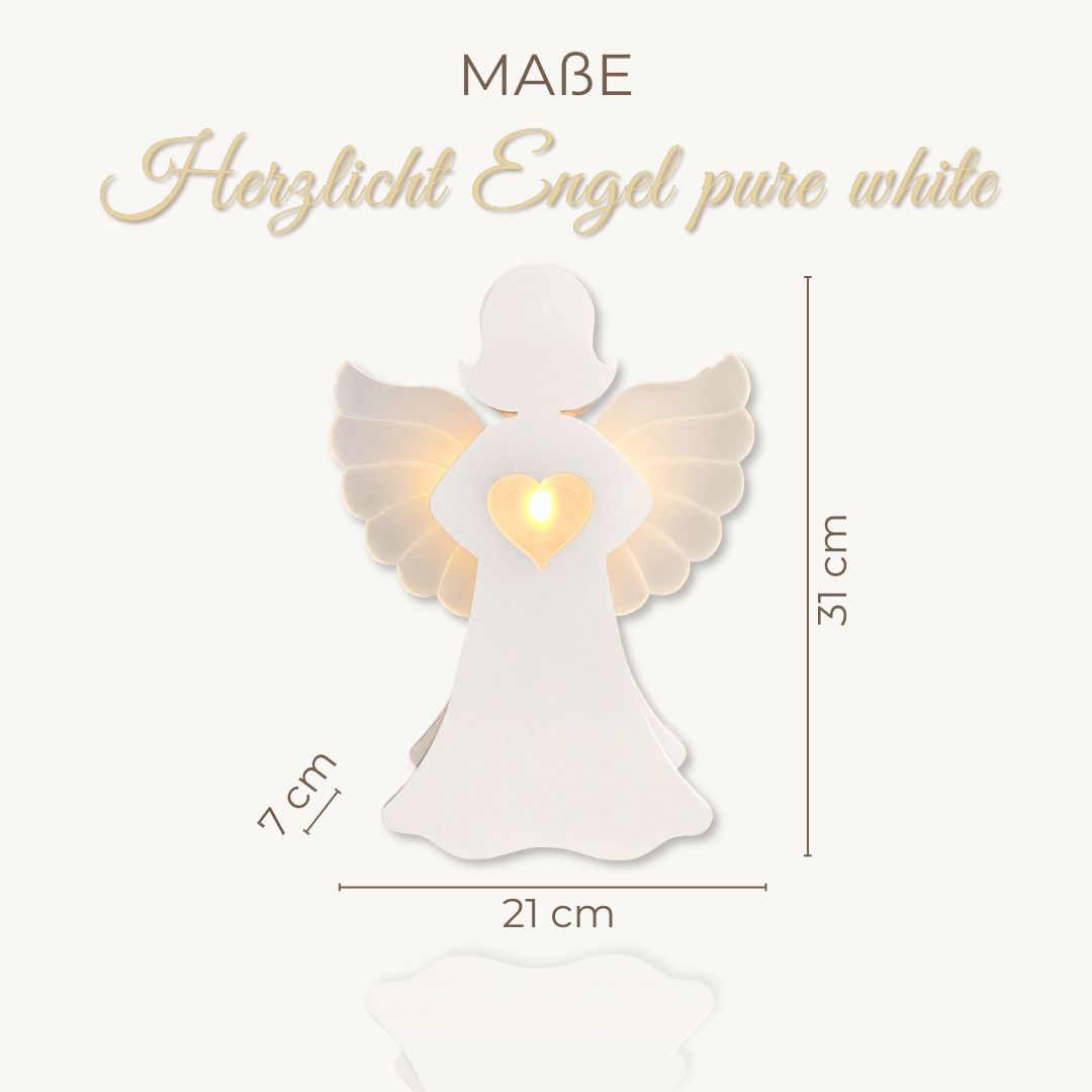 Herzlicht Engel Pure White LED – Bild 7