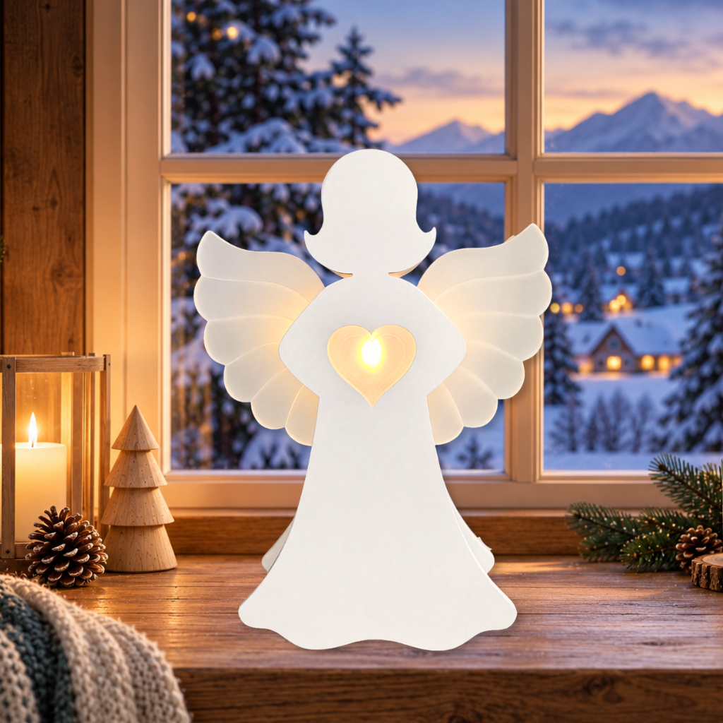 Herzlicht Engel Pure White LED – Bild 4