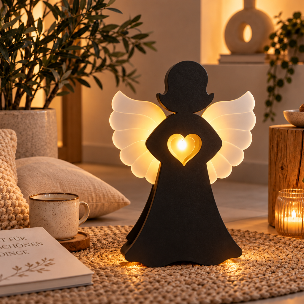 Herzlicht Engel Black Edition LED – Bild 6